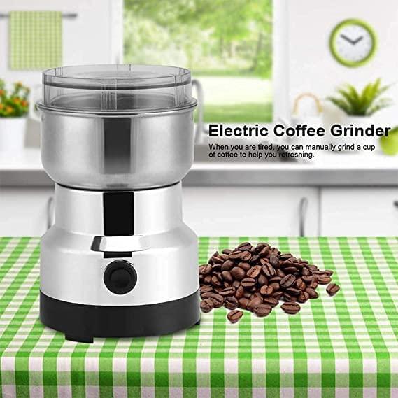 RudyEmporium™ Electric Smash Machine, Multifunction Small Food Grinder Grain Grinder, Portable Coffee Bean Grinder