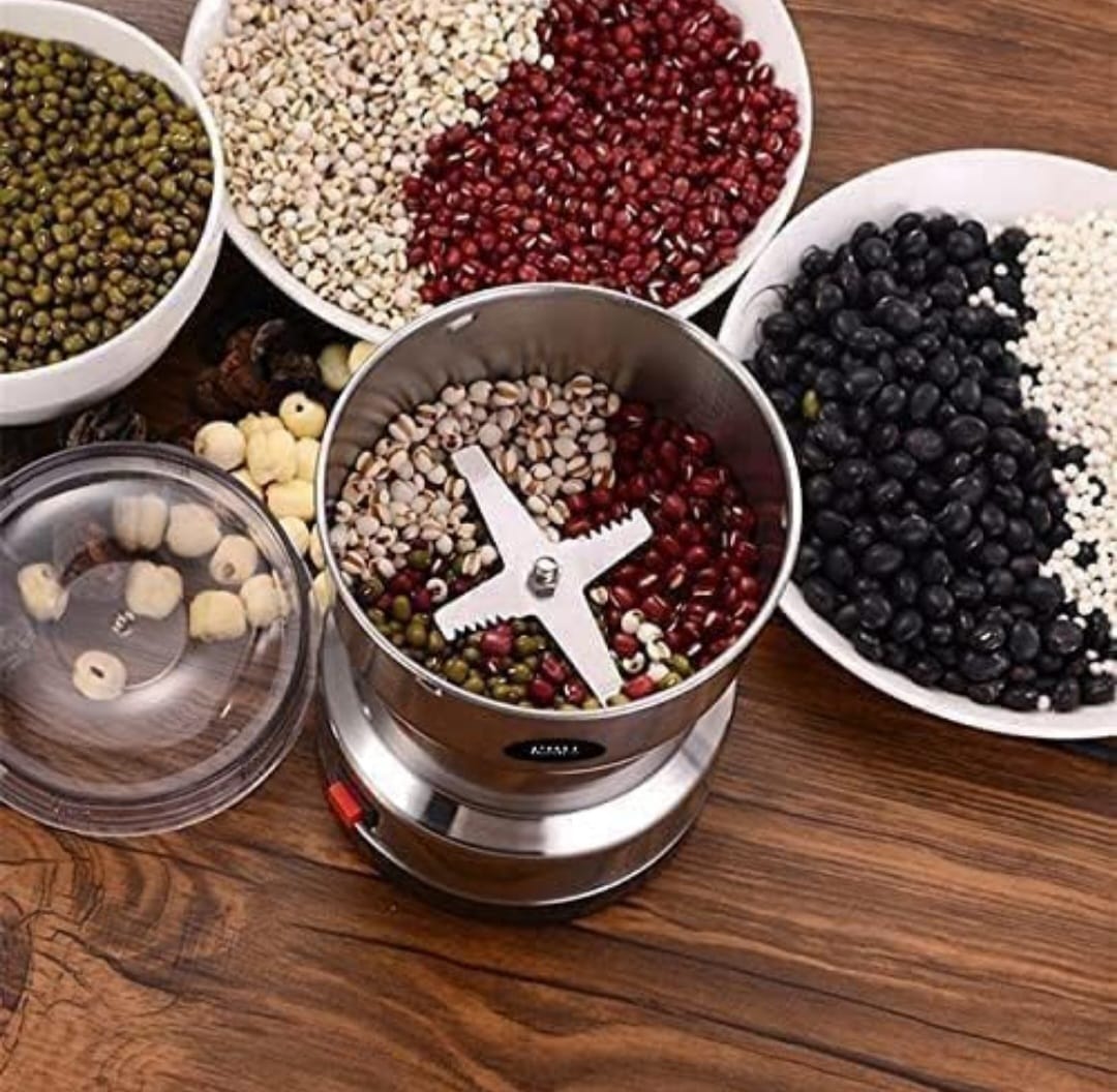 RudyEmporium™ Electric Smash Machine, Multifunction Small Food Grinder Grain Grinder, Portable Coffee Bean Grinder