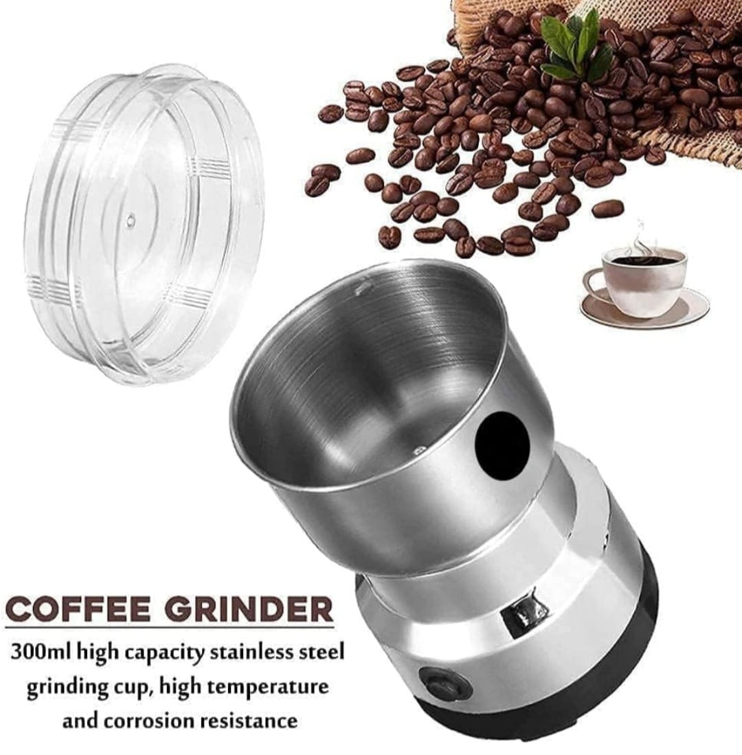 RudyEmporium™ Electric Smash Machine, Multifunction Small Food Grinder Grain Grinder, Portable Coffee Bean Grinder