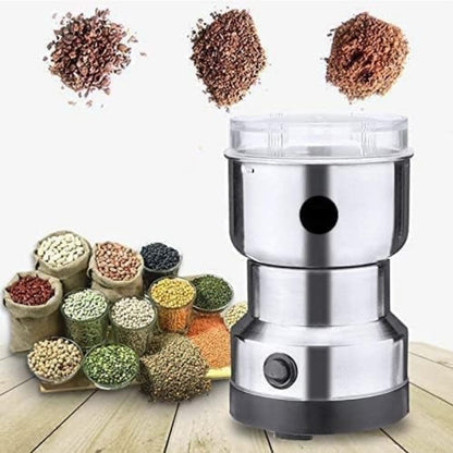 RudyEmporium™ Electric Smash Machine, Multifunction Small Food Grinder Grain Grinder, Portable Coffee Bean Grinder
