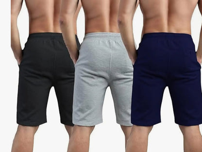RudyEmporium™ Combo of 4 Men's Stretchable Cotton Shorts