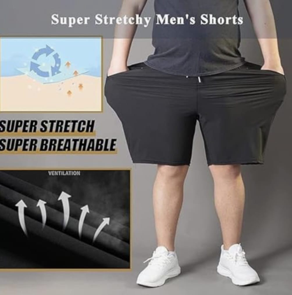 RudyEmporium™ Combo of 4 Men's Stretchable Cotton Shorts