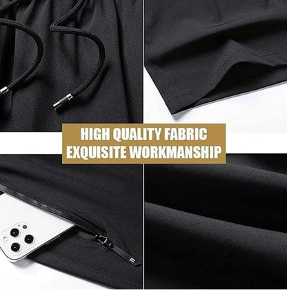 RudyEmporium™ Combo of 4 Men's Stretchable Cotton Shorts